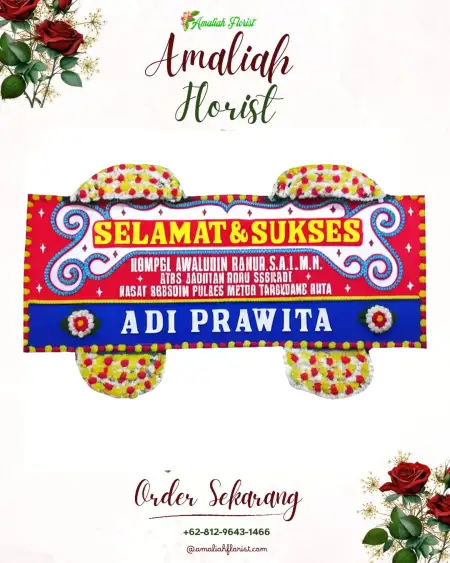 Papan Bunga Ucapan Selamat Beo