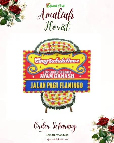 Sewa Papan Bunga Beo
